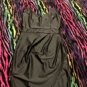 Black satin dress✨